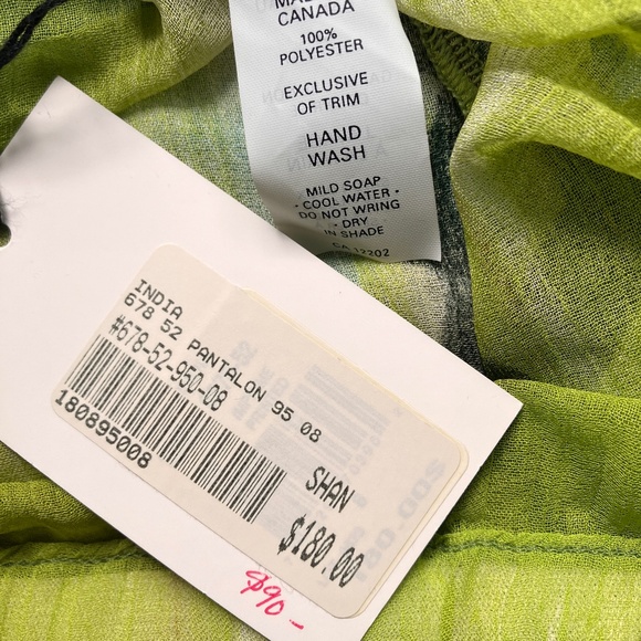 NWT SHAN SHEER BEACH/POOL PANTS - Picture 3 of 12